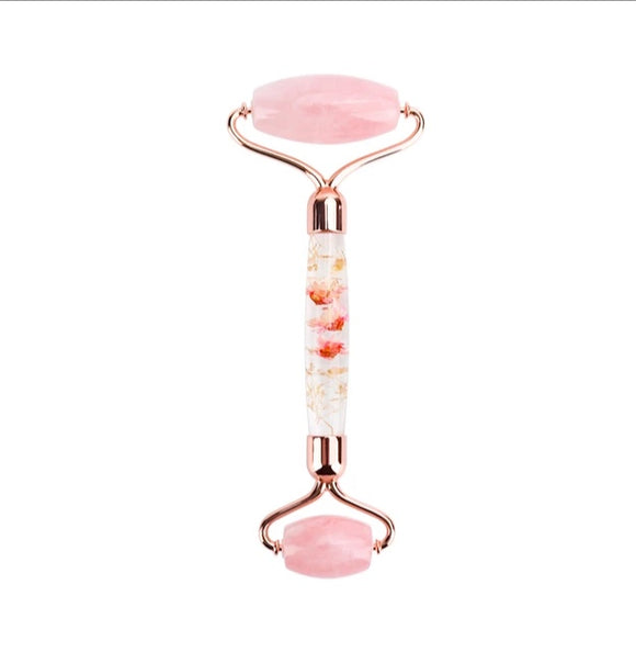 Natural Rose Quartz Jade Roller